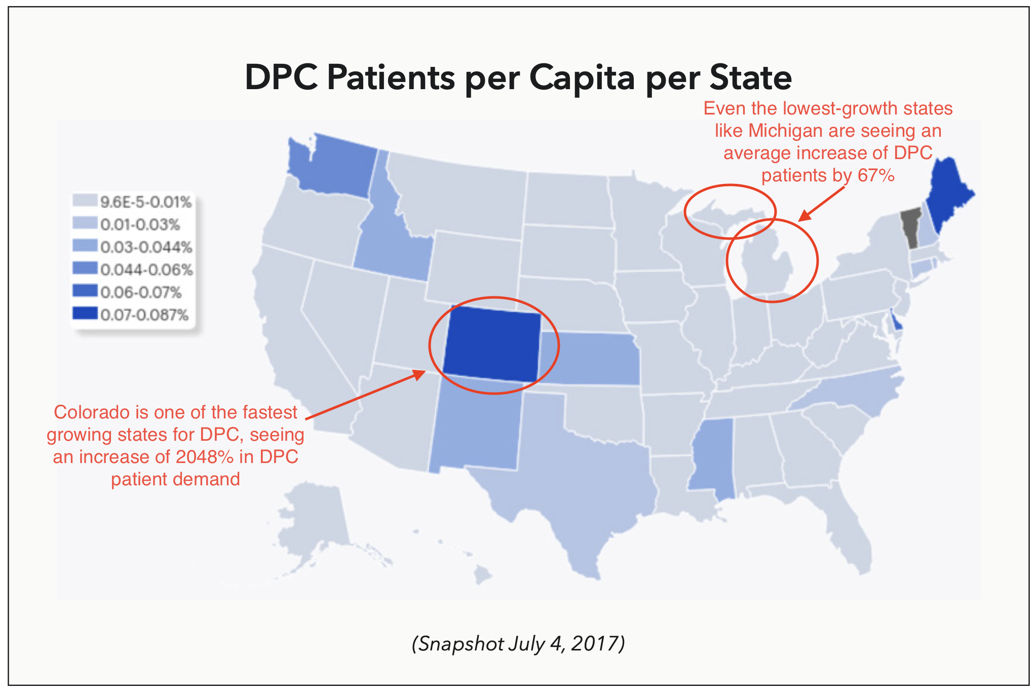 DPC Patients Per Capita Per State