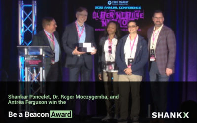 Shankar Poncelet, CEO of SHANKX, Wins the Free Market Medical Association’s Be A Beacon Award