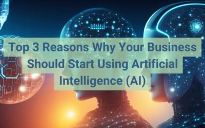 Top 3 Reasons Why Your Business Should Start Using Artificial Intelligence (AI)